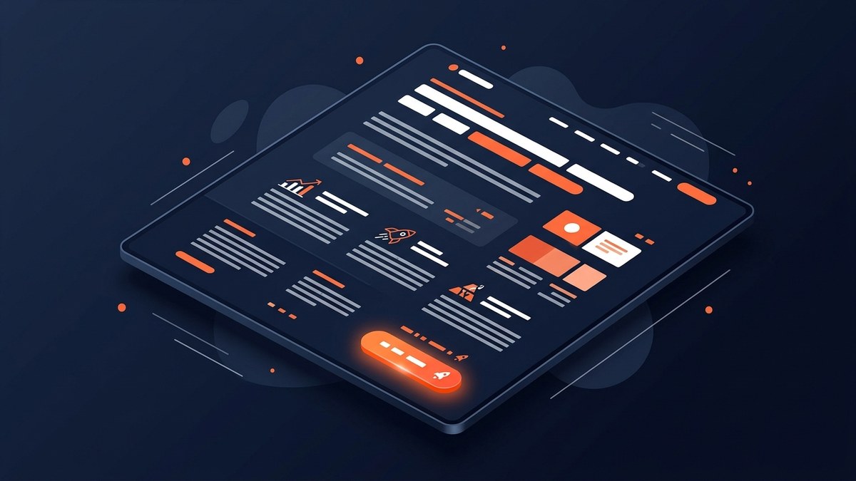 Hiérarchie visuelle landing page design