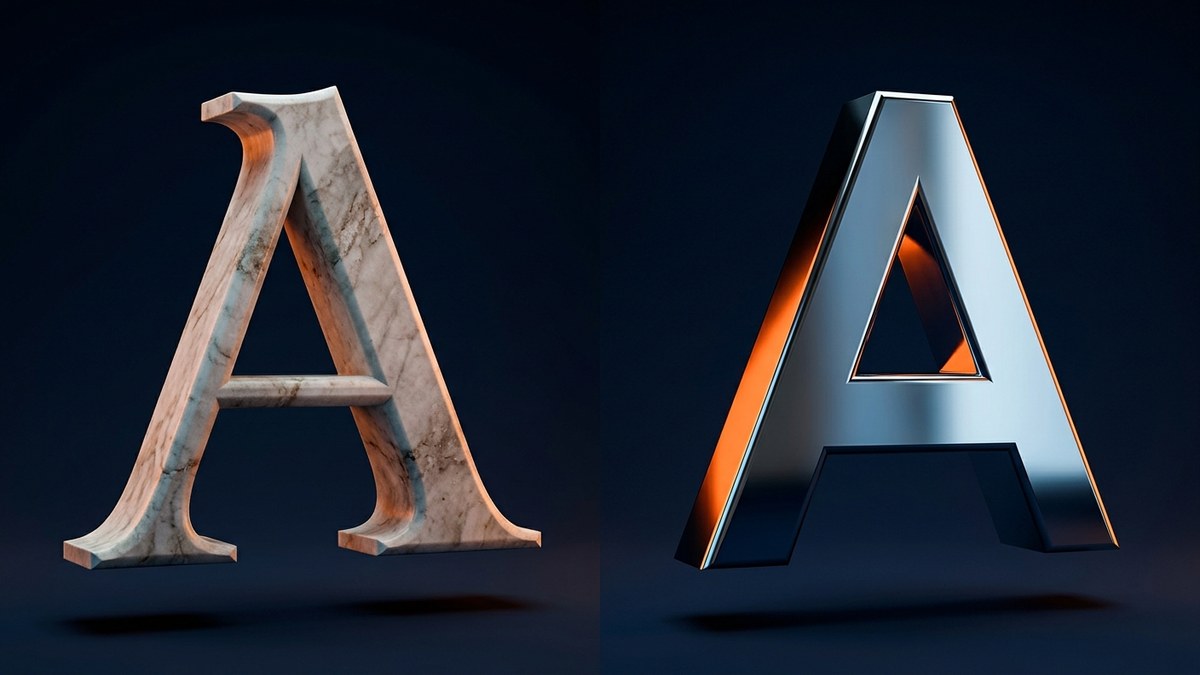 Serif vs Sans-serif – comparaison typographique