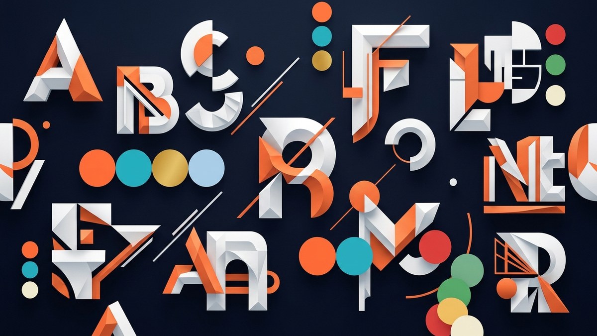Typographie et couleurs landing page