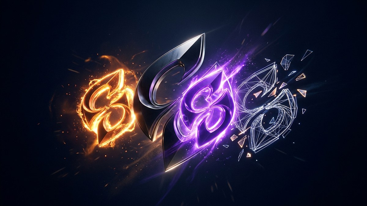 Déclinaisons animées d'un logo de marque en motion design